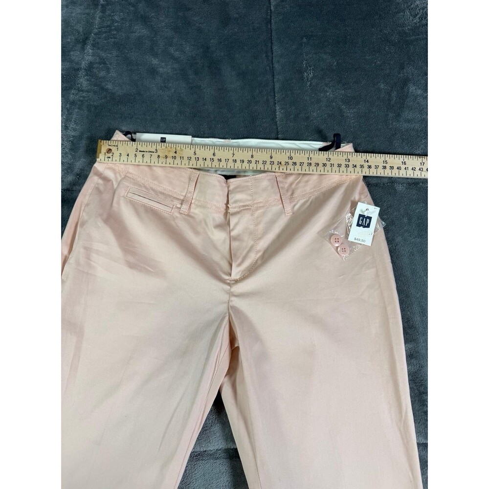 GAP Stretch Women Pants Size 1R Pink LightWeight Trouser New With Tags Office. - Picture 4 of 5